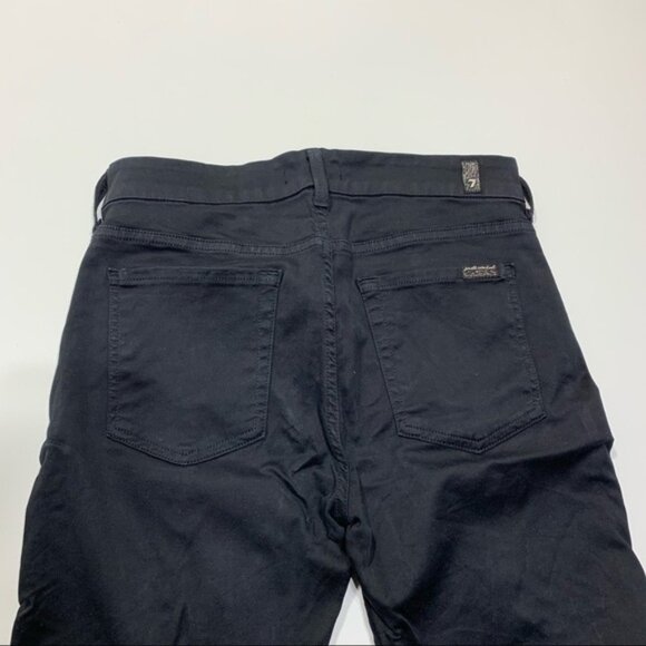 7 for all mankind zipper embellished skinny jeans - Picture 6 of 9